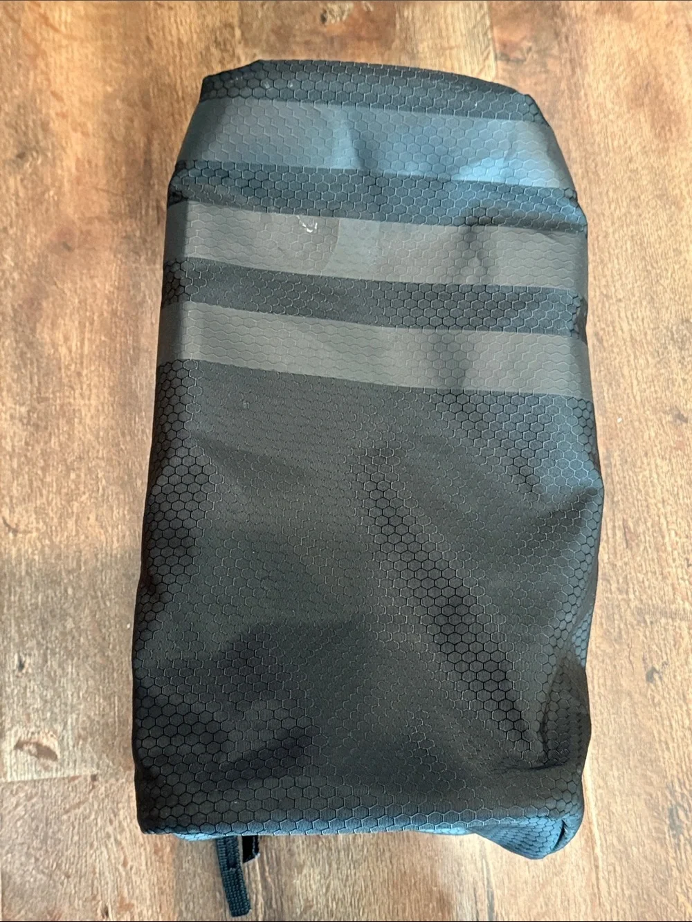 Adidas Black and White Vented Zip-Up Stadium Team Cleat Bag / Accessory Pouch